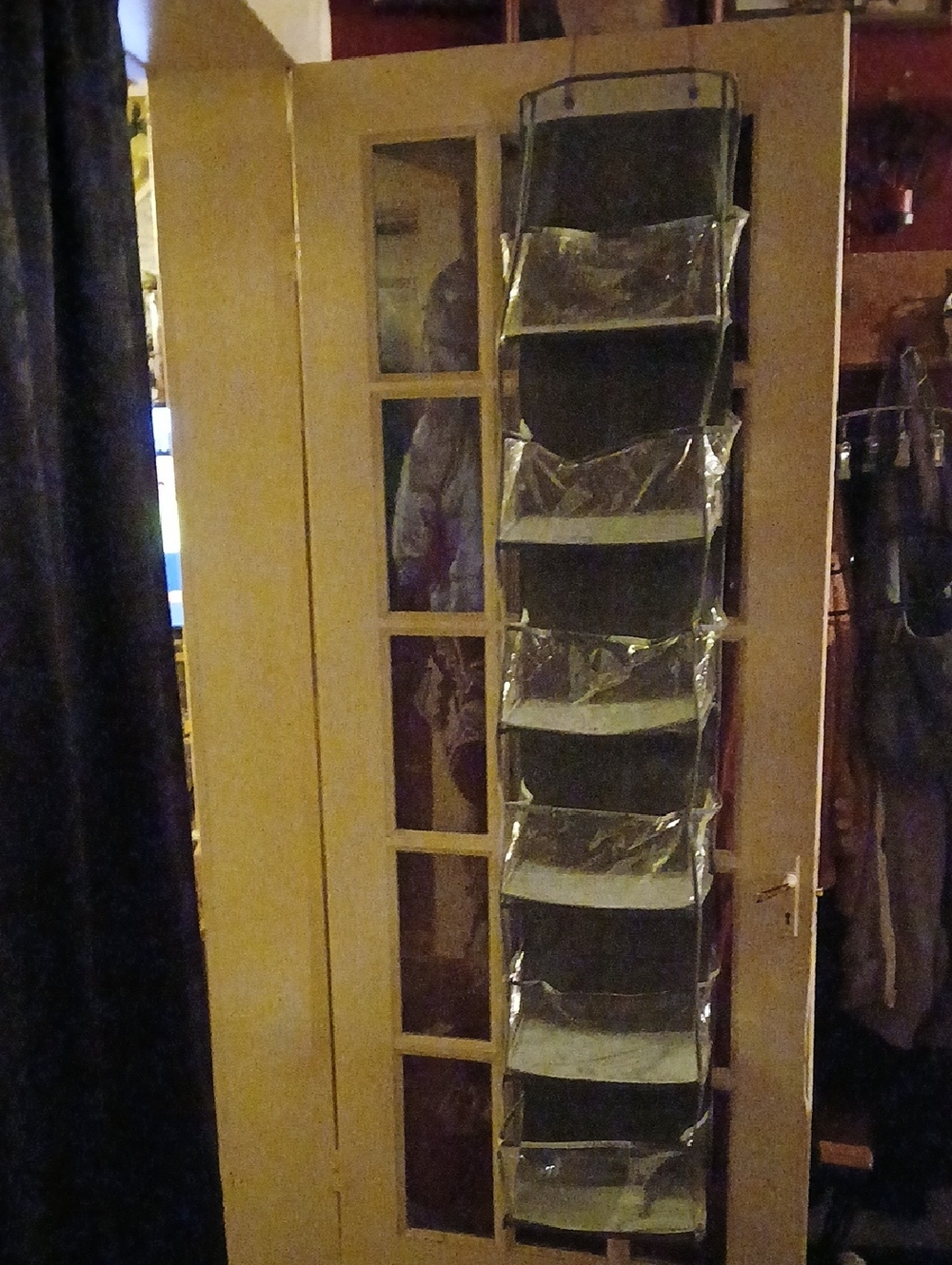 Over-the-Door Hanging Shoe & Accessory Organizer - Gray